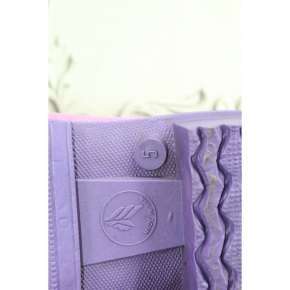 LaCrosse 11" Pink Rubber Tall Muck Boot USA Made Rain Boots Size 5 - Picture 8 of 9